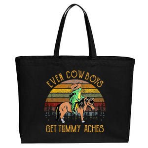 Even Cows Get Tummy Aches Cotton Canvas Jumbo Tote