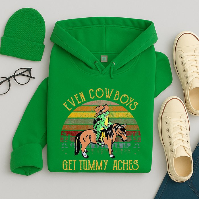 Even Cows Get Tummy Aches Hoodie