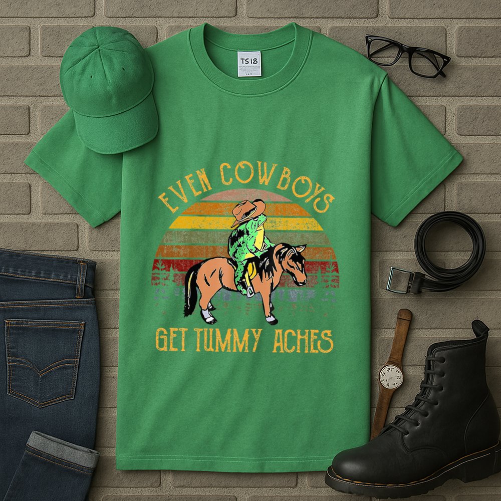 Even Cows Get Tummy Aches Tall T-Shirt