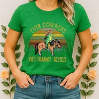 Even Cows Get Tummy Aches Womens T-Shirt