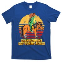 Even Cowboys Get Tummy Aches Horse Vintage T-Shirt