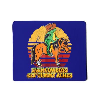 Even Cowboys Get Tummy Aches Horse Vintage Mousepad