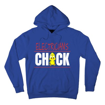 ElectricianS Chick Gift Wife Friend Meaningful Gift Hoodie