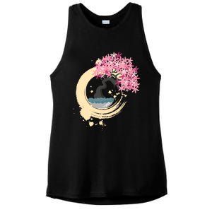 Enso Circle Gift Zen Circle Gift Buddhism Yoga Karma Tree Of Life Gift Ladies PosiCharge Tri-Blend Wicking Tank