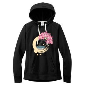 Enso Circle Gift Zen Circle Gift Buddhism Yoga Karma Tree Of Life Gift Women's Fleece Hoodie