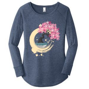 Enso Circle Gift Zen Circle Gift Buddhism Yoga Karma Tree Of Life Gift Women's Perfect Tri Tunic Long Sleeve Shirt