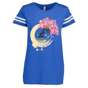 Enso Circle Gift Zen Circle Gift Buddhism Yoga Karma Tree Of Life Gift Enza Ladies Jersey Football T-Shirt