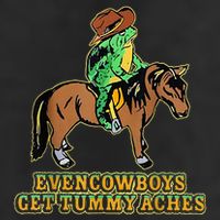 Even Cowboys Get Tummy Aches Adult Drive Performance Visor
