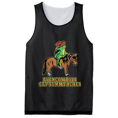 Even Cowboys Get Tummy Aches Mesh Reversible Basketball Jersey Tank