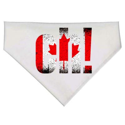 Eh Canada Gift Flag Canada Pride Vintage Maple Leaf USA-Made Doggie Bandana