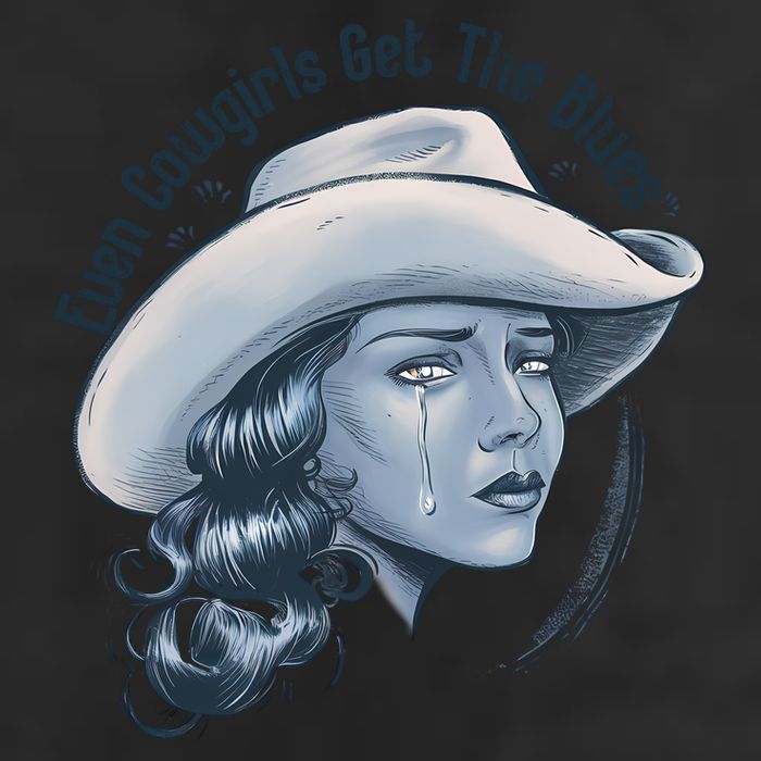 Even Cowgirls Get The Blues 7 Panel Mesh Trucker Snapback Hat