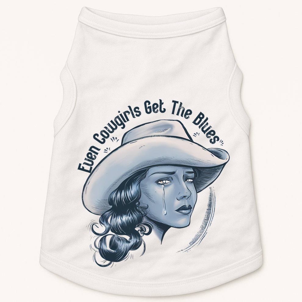 Even Cowgirls Get The Blues Doggie Tank
