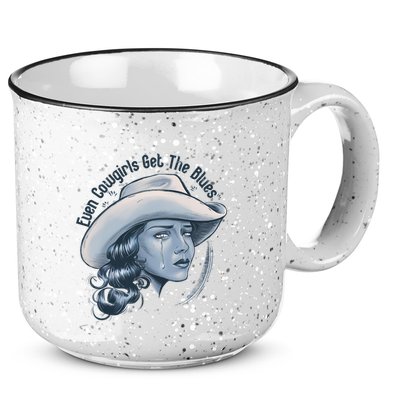 Even Cowgirls Get The Blues 15oz Campfire Ceramic Mug
