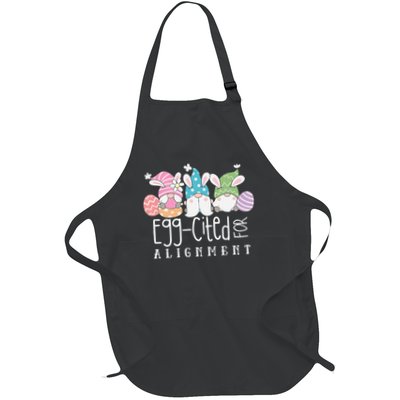 Easter Cute Gnomes Chiropractor Egg-cited For Alignment Apron
