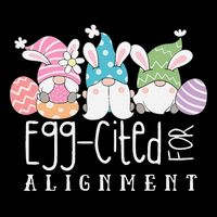 Easter Cute Gnomes Chiropractor Egg-cited For Alignment Sustainable Knit Beanie