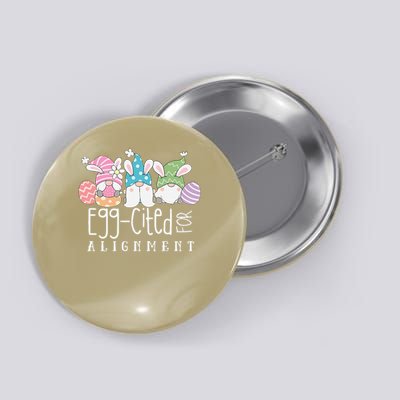 Easter Cute Gnomes Chiropractor Egg-cited For Alignment Button