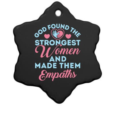 Empath Cute God Found The Strongest Wo Premium Ceramic Star Ornament