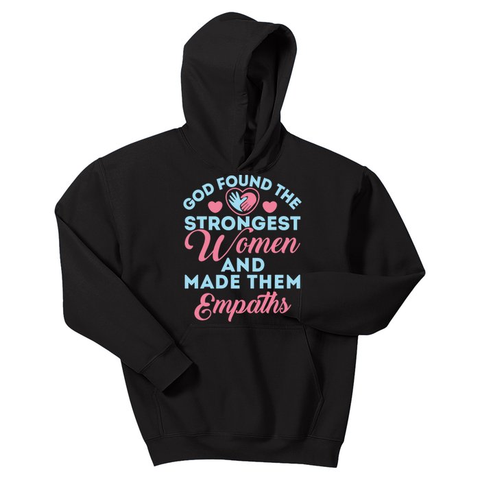 Empath Cute God Found The Strongest Wo Premium Kids Hoodie