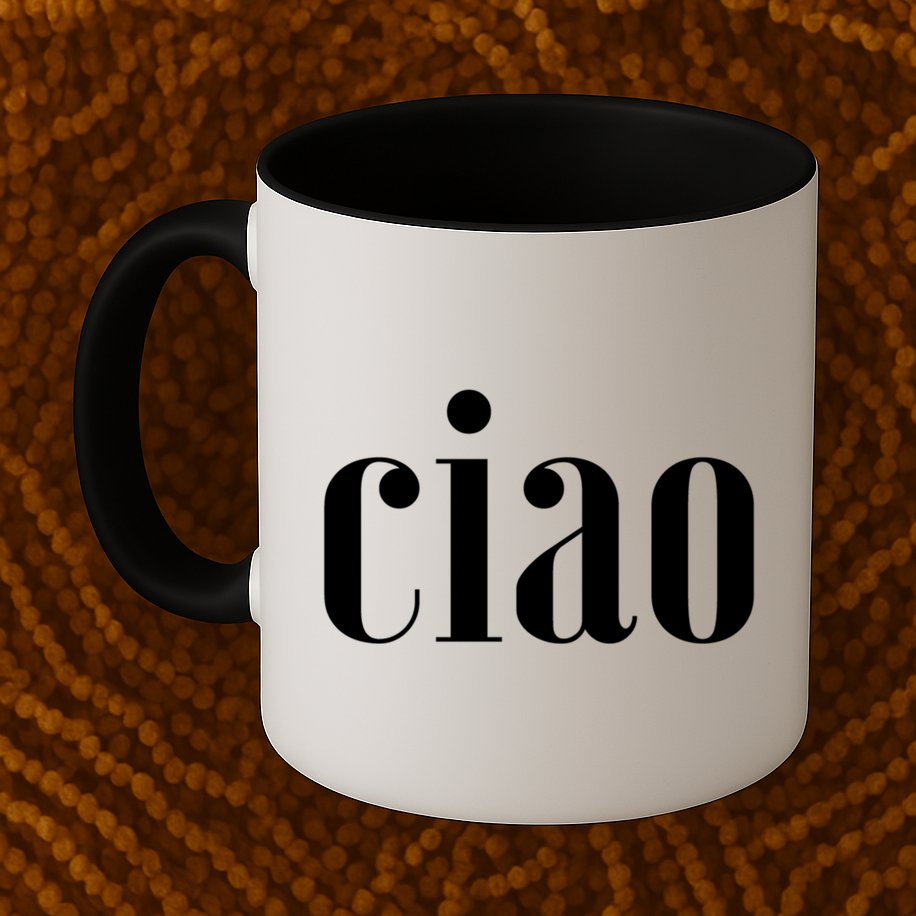 Elegant Ciao Gift Mug