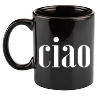 Elegant Ciao Gift 11oz C Handle Ceramic Mug