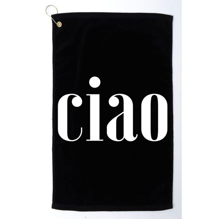 Elegant Ciao Gift Golf Towel