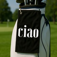 Elegant Ciao Gift Golf Towel