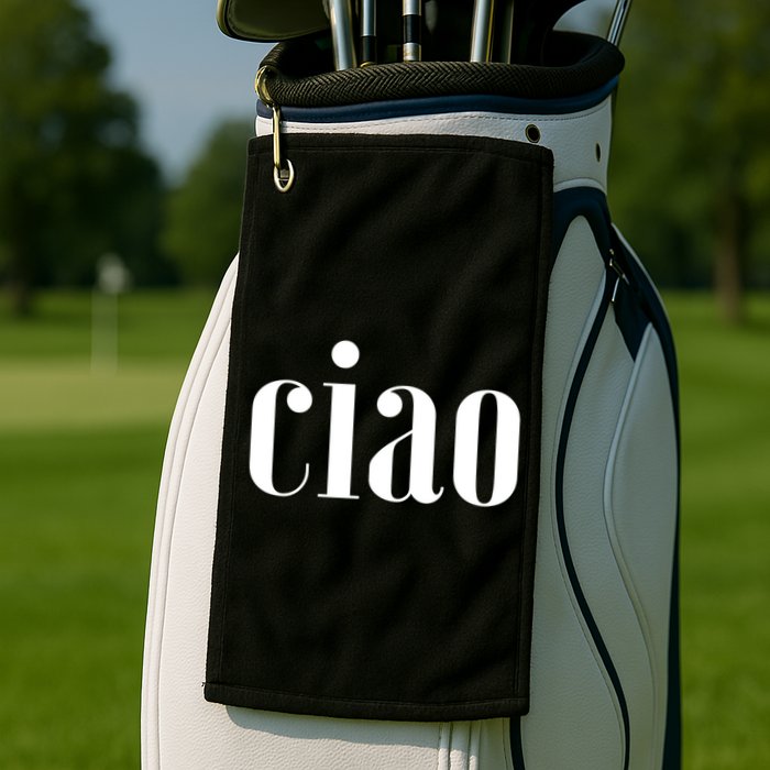 Elegant Ciao Gift Golf Towel