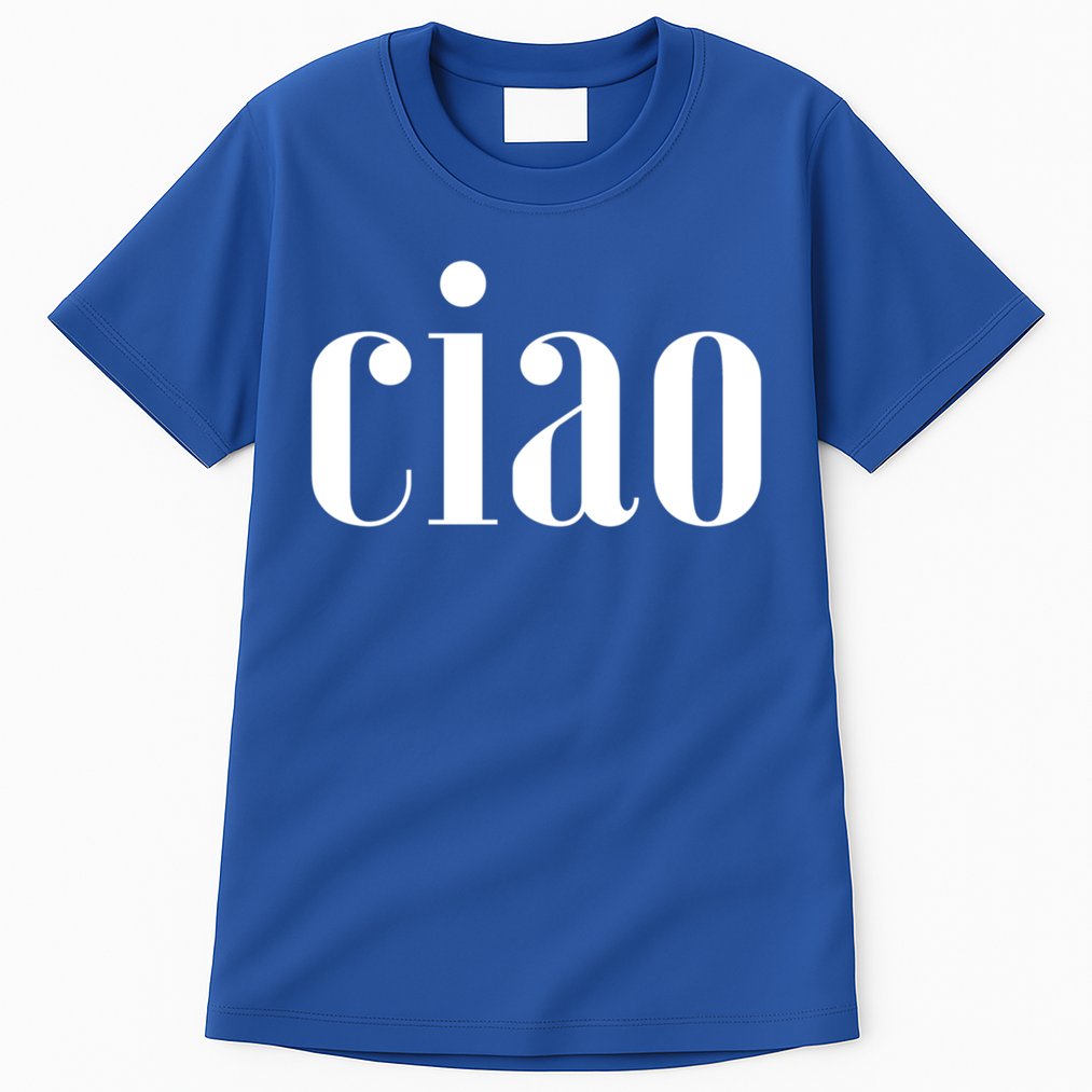 Elegant Ciao Gift Tall T-Shirt