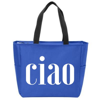 Elegant Ciao Gift Zip Tote Bag