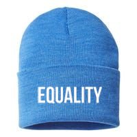 Equality Cool Gift To Promote Equal Rights Gift Sustainable Knit Beanie