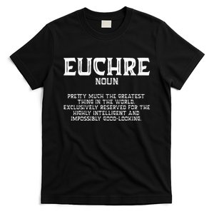 Euchre Card Game Player Euchre Gamers Funny Partner T-Shirt