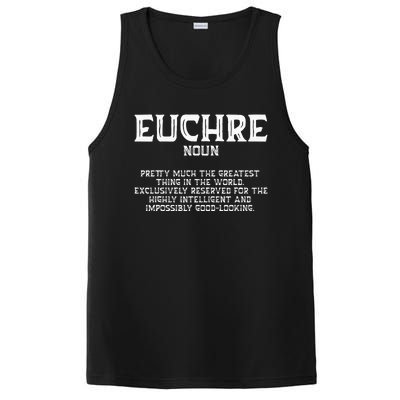 Euchre Card Game Player Euchre Gamers Funny Partner PosiCharge Competitor Tank