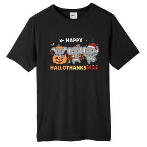 Elephant Christmas Halloween Costume Happy Hallothanksmas Tall Fusion ChromaSoft Performance T-Shirt