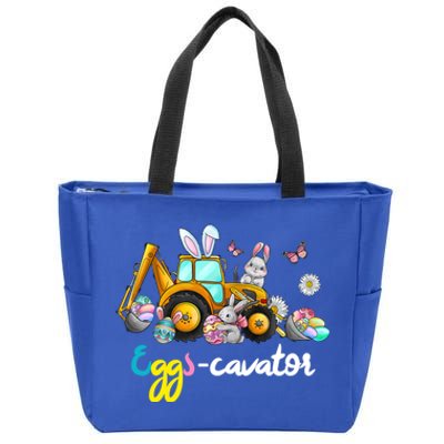 Eggs Cavator Happy Easter Funny Excavator Hunting Egg Great Gift Zip Tote Bag