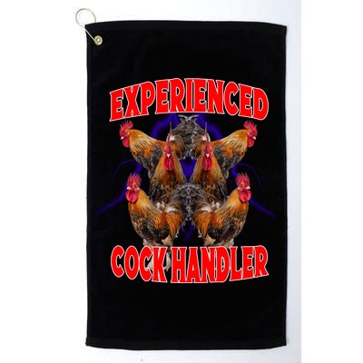 Experienced Cock Handler Fighter Funny Golf Towel