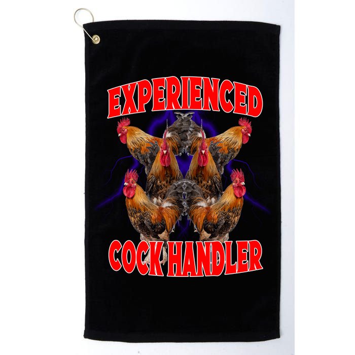 Experienced Cock Handler Fighter Funny Golf Towel