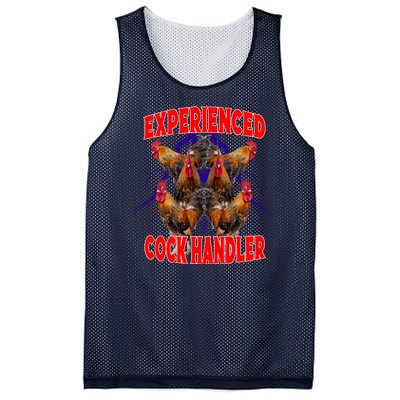 Experienced Cock Handler Fighter Funny Mesh Reversible Basketball Jersey Tank