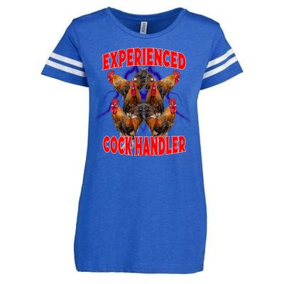 Experienced Cock Handler Fighter Funny Enza Ladies Jersey Football T-Shirt