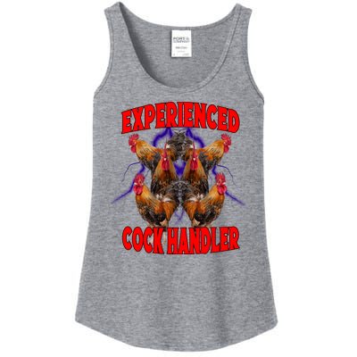 Experienced Cock Handler Fighter Funny Ladies Essential Tank