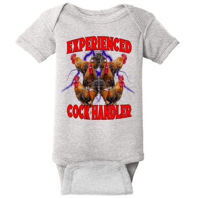Experienced Cock Handler Fighter Funny Baby Bodysuit