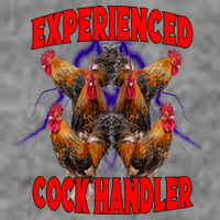 Experienced Cock Handler Fighter Funny Cropped Pullover Crew