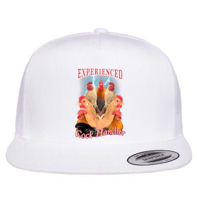 Experienced Cock Handler Flat Bill Trucker Hat