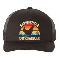 Experienced Cock Handler Funny Chicken Farmer Pun Yupoong Adult 5-Panel Trucker Hat