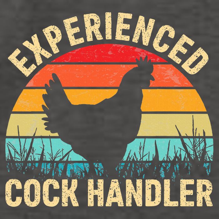Experienced Cock Handler Funny Chicken Farmer Pun Vector Backpack