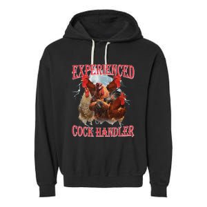 Experienced Cock Handler Funny Oddly Specific Dank Meme Garment-Dyed Fleece Hoodie