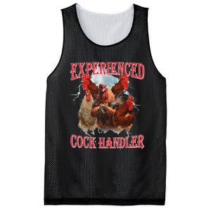 Experienced Cock Handler Funny Oddly Specific Dank Meme Mesh Reversible Basketball Jersey Tank