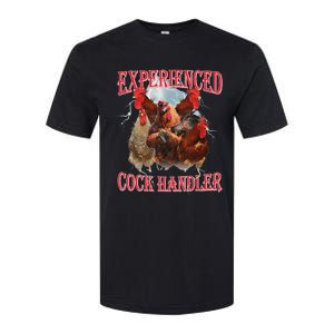 Experienced Cock Handler Funny Oddly Specific Dank Meme Softstyle CVC T-Shirt