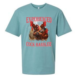 Experienced Cock Handler Funny Oddly Specific Dank Meme Sueded Cloud Jersey T-Shirt