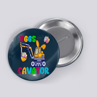 Eggs Cavator Happy Easter Funny Excavator Hunting Egg Button