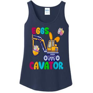 Eggs Cavator Happy Easter Funny Excavator Hunting Egg Ladies Essential Tank